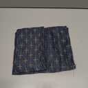 MANDIOO Pack of 2 Burlap Linen Throw Pillow Covers Woven Textured Modern Farmhouse Cushion Covers Pillowcase Decorative Couch Sofa Bed Living Room 16 x 16 Inch Deep Blue