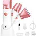Ufree Electric Shaver Razors for Women Pubic Hair, Bikini Trimmer for Face and Body Hair, Wet & Dry Use Groomer, Hair Trimmer, Birthday Gifts for Women, Gold