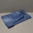 GRAPENT Capri Jeans for Women Wide Leg High Waisted Effortless Flow Pull On Stretchy Denim Elastic Waist Pants with Pockets (X-Large, Medium Blue)