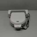 bella Flip-n-Store Belgian Waffle Maker, EverGood Ceramic Nonstick Coating, Fits-anywhere Kitchenware, Power Indicator Light & Touch Handle, 7 Wide & 1" Deep Plates, 1000 Watt, Oatmilk