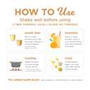 The Ginger People Ginger & Turmeric Juice Set | Digestion + Anti-Inflammatory | 8 Fl Oz (Pack of 2)