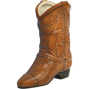 Accents & Occasions Ceramic Cowboy Boot Planter or Flower Arrangement Vase, 6-1/2-Inch