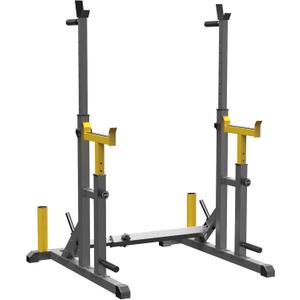 K KiNGKANG Adjustable Squat Rack,Multi-Function Barbell Rack for Weight Lifting and Home Gym Fitness Workout Portable Squat Bench Press,Load 690LBS