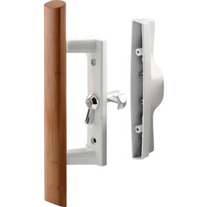 Prime-Line C 1194 Patio Door Internal Style door Handle, White, 3-1/2 In. Hole Centers (Single Pack)