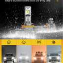 FAHREN H11 9005 LED Bulbs Combo, , % Ultra Brightness, 6500K Cool White,1:1 Mini Hid Light, H11/H9/H8 9005/HB3 Fog Lights with Cooling Fan, Plug and Play, Pack of 4