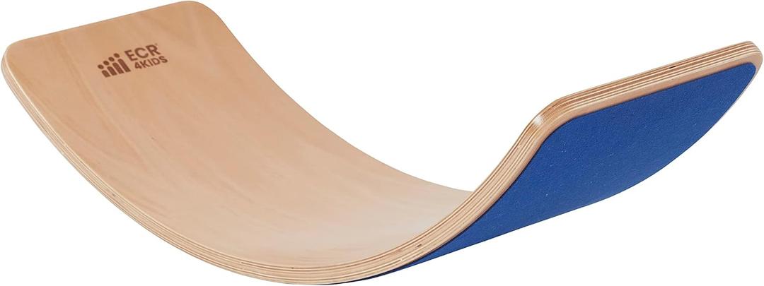 ECR4Kids Balance Board with Felt Base, Montessori Toy, Blue Felt non-slip Montessori balance board helps develop & improve balance, coordination, and core strength for kids & adults, Blue, 
Product Dimensions	41.9"L x 15.3"W x 15"H