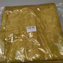 Pack of 2, Chenille Throw Pillow Covers 24x24 Inch Mustard Yellow Decorative Pillowcase Boho Farmhouse Cushion Covers Soft Couch Cushion Case for Couch Sofa Bedroom Living Room