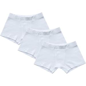 ORGANICKID Boys 100% Organic 100% Cotton Underwear GOTS Certified Kids Toddler Boxer Briefs Pack of 3 5-6y (White)