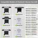 Grill Replacement Parts for Charbroil Performance 4 Burner Grill 463347418 463377319 463342119 463347017 463335517, 17.75" G470-5200-W1 Burner Replacement Parts for Char-Broil Gas Grill