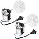 AMI PARTS Bathroom Fan Motor SM550 - Compatible with Nu.Tone, Broan, Replaces C65878, VFM100, E498-1, 82423K, K111, C01575, 65100, EM550, EM750-120V, 60Hz, 0.29A, 3000 RPM - 2-Pack