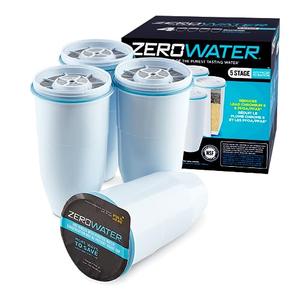 ZeroWater Official Replacement Filter - 5-Stage 0 TDS Water Filter Replacement IAPMO Certified to Reduce Lead, Chromium, and PFOA/PFOS 4-Pack 2 is missing