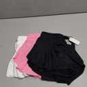 3 Pack Girls Flowy Shorts with Spandex Liner 2-in-1 Youth Butterfly Skirts for Fitness, Running, Sports M Size