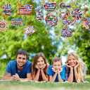 30pcs Hispanic Heritage Month Hanging Swirls,Latino Mexican Spanish Flag Decor for Celebrate Spanish Speaking Countries Party Classroom Home Office decorations