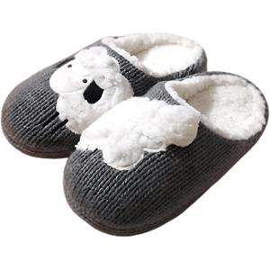 Fuzzy Warm Fluffy Plush Animal Cute Slippers For Women Houseshoes For Women (6.5, Sheep)