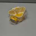 Sink Strainer Basket,2025 New Upgraded Suction Cup Press Sink Drainer Basket,Automatic Dumping Sink Strainer Basket,Faucet Sponge Storage Rack,Corner Sink Trash Catcher for Food Waste (Yellow)