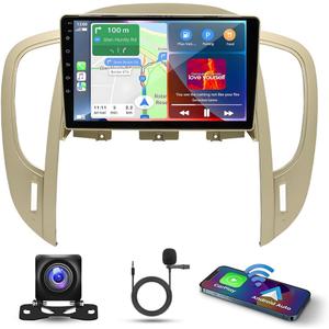 9 Inch Android 13 Car Stereo for Buick Lacrosse 2010-2013 IPS HD Touch Screen Double Din Car Radio Receiver w/Carplay & Android Auto GPS Navigation Bluetooth AHD FM AM SWC Backup Camera Mic, 2+32G