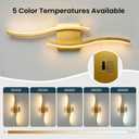 Vanity Lights for Bathroom, 23.6 Inch Gold LED Dimmable