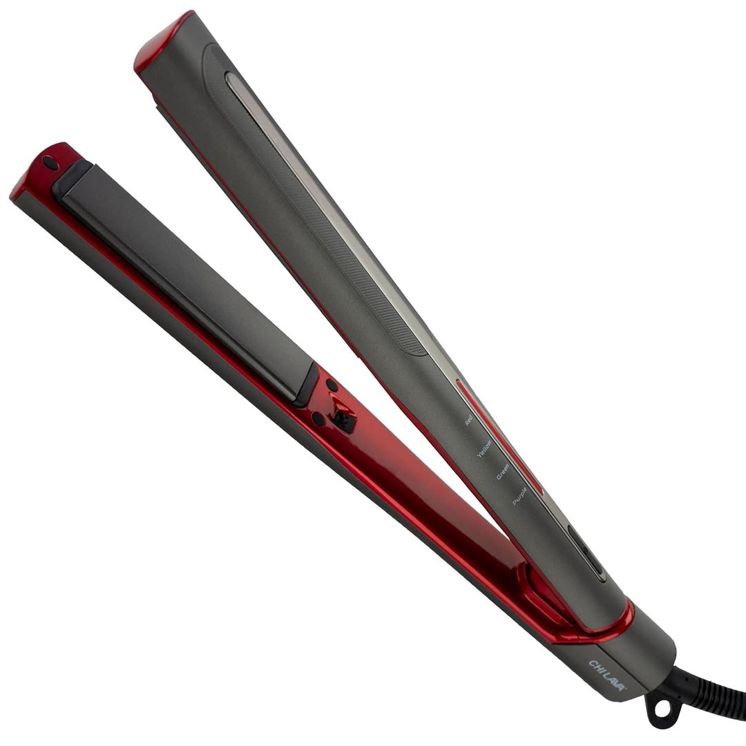 CHI Lava Glide Hairstyling Iron, Ceramic Hair Straightener for Smooth Styling & Long-Lasting Shine, Fast Heat-up for Professional Straightening, 1"