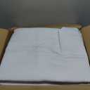 10-Pack White Tablecloths for Rectangle Tables, 70 x 108 Inches, Stain-Resistant Polyester Fabric for 6 Foot Tables - Washable Table Covers for Weddings, Banquets, Birthday Parties, Events