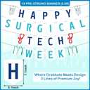 39 Pcs Surgical Technologist Appreciation Christmas Party Decor Staff Team Appreciation Thank You Banner or Surgical Technologist Nurse Doctor