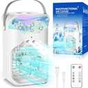 iFTY Small Portable Air Conditioners, Portable AC Unit w/Remote, 1.5L Water Tank, 3 Speeds, 2 Cool Mist, 3 Timers, 7 Night Light, Mini Air Conditioner, Personal Air Cooler Fan for Room Bedroom White