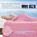 Topcee Weighted Blanket King Size (20lbs 80"x87"), Minky Dots Heavy Blanket for Woman, Man Sleeping, Soft, Cozy and Cooling Weighted Throw Blankets, Machine Washable, Pink