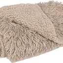 PetAmi Waterproof Dog Blanket for Small Medium Dogs, Calming Fleece Cat Blanket, Couch Protector Washable Sherpa Faux Fur Pet Throw for Puppy, Soft Reversible 29x40 Taupe