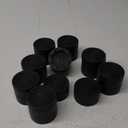 Treela Set of 16 Round Bed Risers Heavy Duty Furniture Risers Lifts Height 1.44 Inch 2.4Inch for Desk Legs Bed Table for Chair Sofa Mattress(Black)