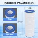 102 Sq. Ft. Pool Filter Cartridge Compatible with UHD-SR100, PTM100, PSR100, 100TX, 100TXR, FC-2550, 1 Pack