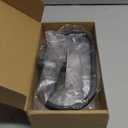 Self-Adhesive Bathroom Hardware Set, Towel Ring, Toilet Paper Holder and 2 Towel Hooks for Kitchen/Bathroom, No-Drilling Stainless Steel Bathroom Accessories, Wall Mounted, Black