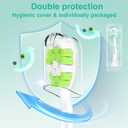 Aoremon Replacement Heads for Philips Sonicare C2 W Electric Toothbrush Heads fit for Phillips Sonicare Diamondclean Protectiveclean 4100 5100 6100 Brush Head for W2 W3, 8 Count White