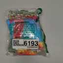 popvil Women's Strapless Bikini Sets Neon Color Block Bandeau Swimsuits Two Piece Bathing Suits for Beach Vacation 2025 (Medium, Blue)