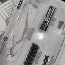 Kenmore 3-Burner Propane BBQ Grill, 30,000 BTUs Gas Grill with Cast Iron Cooking Grates, Folding Side Tables & Wheels, Outdoor Grill with Tool Hooks, Black