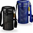 Water Bottle Holder with Strap, Premium Water Bottle Carrier with Strap Easy Clean, Light Water Bottle Carrier Bag, Water Bottle Holder with Pocket for Hiking, Walking, Travel