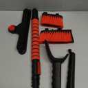 All-Around High-Efficiency Cleaning 39 inch Extendable Snow Brush and Ice Scraper with Squeegee, Ice Scrapers for Car Windshield, Truck, SUV Snow Removal Tool, Winter Car Accessories