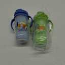 Dr. Brown's Milestones Insulated Sippy Cup with Straw and Handles, Spill-Proof Tumbler with Lid, 2-Pack, Blue & Green, 10 oz/300 mL, BPA Free, 12m+