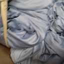 50FTx12FT Dusty Blue Backdrop Curtains for Weddings, Birthdays and Photos, W5' x H12'