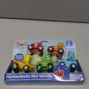 hand2mind Numberblocks Mini Vehicles, Race Car Toys, Toy Vehicle Playsets, Play Figure Playsets, Small Figurines for Kids, Number Toys, Counting Toys, Math Toys for Kids 3-5, Birthday Gifts for Kids