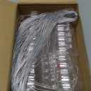 Sratte 24 Pcs Christmas Fillable Ornaments Ball Clear Plastic Ornaments DIY Craft Ball for Christmas Wedding Xmas Holiday Party Tree Decor Home(Clear, 3.15 Inch)