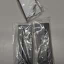 Recessed Finger Flush Pulls with Edge Pull -Sliding Closet Door Handles Hardware Suitable for Pocket Door,Closet Door,Sliding Doors, Barn Door Handle (Black, 6Inch)