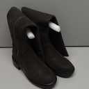 Ruiee Knee High Boots for Women Comfort Stylish Casual Round Toe Tall Riding Combat Boot Classic Fashion Fall Winter Knee-High Flat Boots Size 7