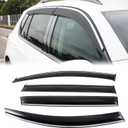 Window Visors Rain Guards for Audi Q7 SQ7 2017-2025, Tape-On 4 pcs Window Vent Deflectors