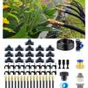 Drip Irrigation System,Automatic Garden Watering System,360° Adjustable Spray Sprinkler Kit, Easy Installation No Tools, Fine Mist Watering for Garden,Patio,Potted Plants,Courtyard Watering System