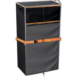 Evaporative Air Cooler Cover,600D Heavy Duty Waterproof Swamp Cooler Covers for Outside Units,Compatible with Hessaire MC37M,MC37A,MC37V,3100 CFM Evaporative Cooler,25" L x 18" W x 37" H
