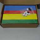 Playing Card Holders Deck Stand, Play Cards Holder for Kids or Elder People, Hands-Free Wood Holder Racks,Tray for Organizing Cards (4 Pack-Multicolored)