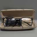 Gaoye Blue Light Blocking Glasses Women/Men, Fashion Round Cateye Frame UV Ray Filter Computer Gaming Glasses (*1-light Black Frame/Transparent Lens)