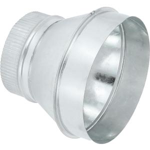 PATIKIL 7 Inch to 5 Inch Duct Reducer, Galvanized Steel Round Air Duct Reducer Crimped Pipe Increaser Adapter Connector Fitting Coupling for HVAC, Ventilation Systems