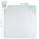 Mooreeke 2 Pack Toddler Towels - 100% Cotton Toddler Hooded Towels - Soft Baby Bath Towel with Hood for Newborn - Comfort Towel for Baby Girls and Boys - Animal Shaped (Flower & Star)