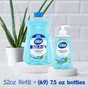 Dial Antibacterial Defense Liquid Hand Soap + Aloe, Spring Water Scent, 52 Fl Oz Hand Soap Refill (Pack of 3), Dermatologist-Tested, Gentle Formula