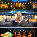 4 Pack String Light Poles for Outside, Thickened Metal Christmas Lights Hanger Pole Outdoor with Fork, Lighting Hanging Post Accessories for Patio Decor Garden Backyard Yard Outside Decorations